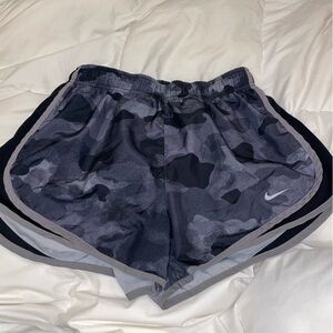 Nike black and gray dry fit shorts